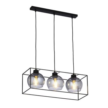 Lámpara colgante SION 3xE27/15W/230V