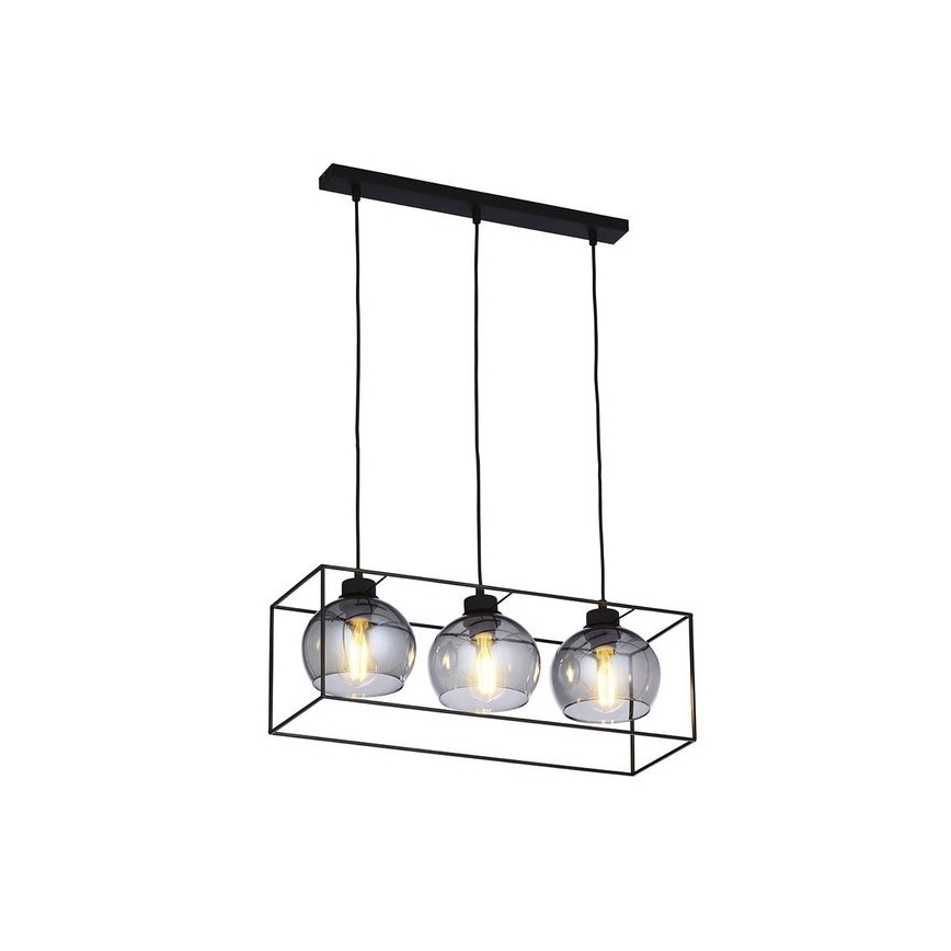 Lámpara colgante SION 3xE27/15W/230V