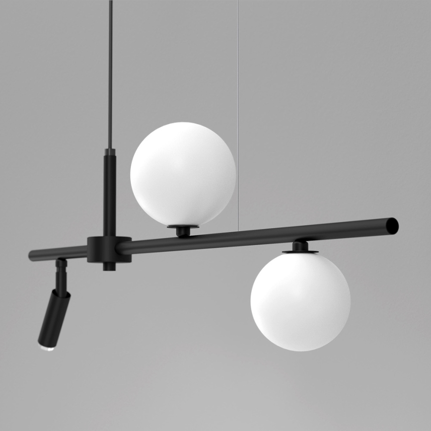 Lámpara colgante SIRIO 3xG9/25W/230V negro