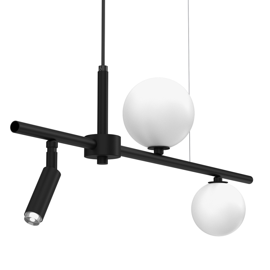 Lámpara colgante SIRIO 3xG9/25W/230V negro