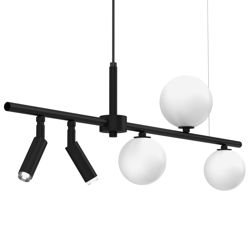 Lámpara colgante SIRIO 5xG9/25W/230V negro