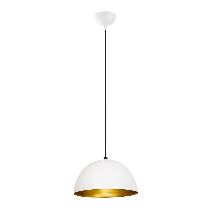 Lámpara colgante SIVANI 1xE27/40W/230V blanco