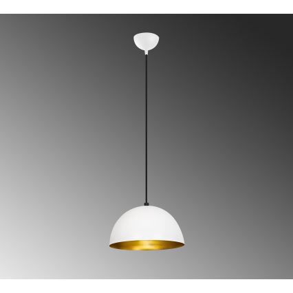 Lámpara colgante SIVANI 1xE27/40W/230V blanco