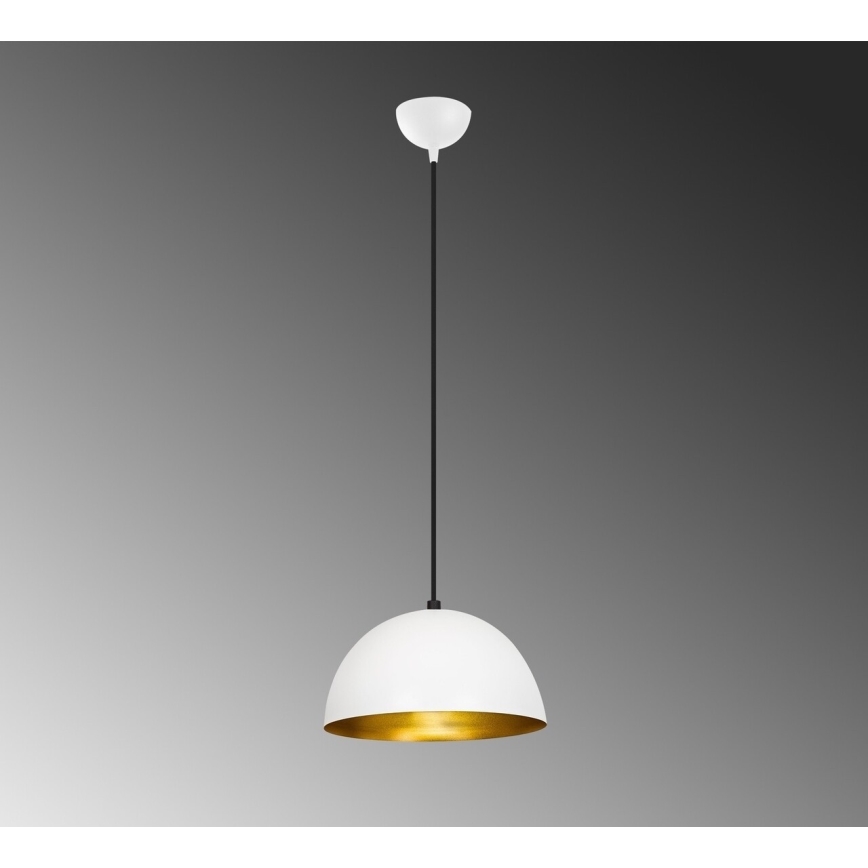 Lámpara colgante SIVANI 1xE27/40W/230V blanco