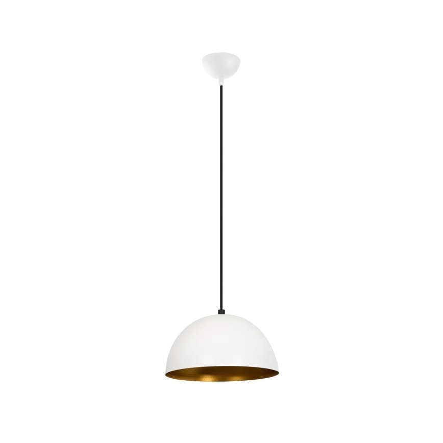 Lámpara colgante SIVANI 1xE27/40W/230V blanco