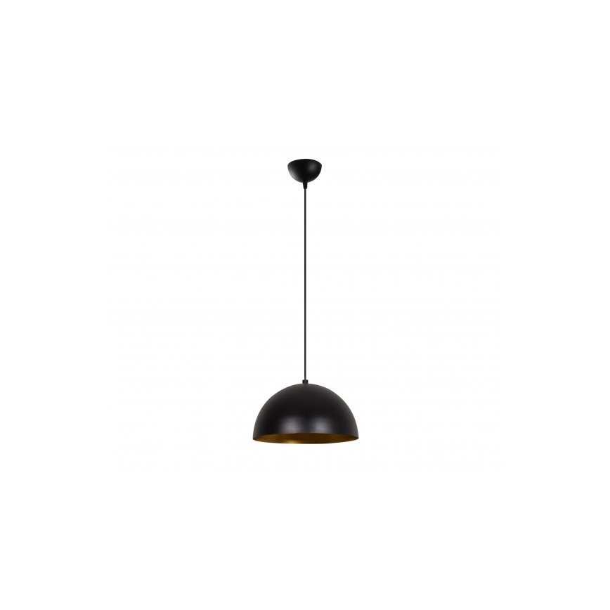 Lámpara colgante SIVANI 1xE27/40W/230V negro