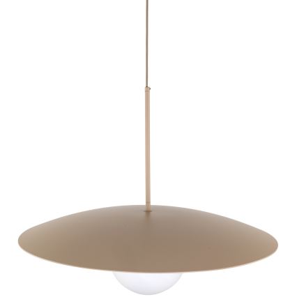 Lámpara colgante SLATE 1xE27/15W/230V diá. 65 cm beige