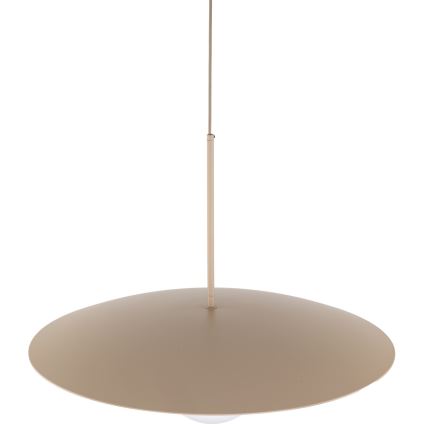 Lámpara colgante SLATE 1xE27/15W/230V diá. 65 cm beige