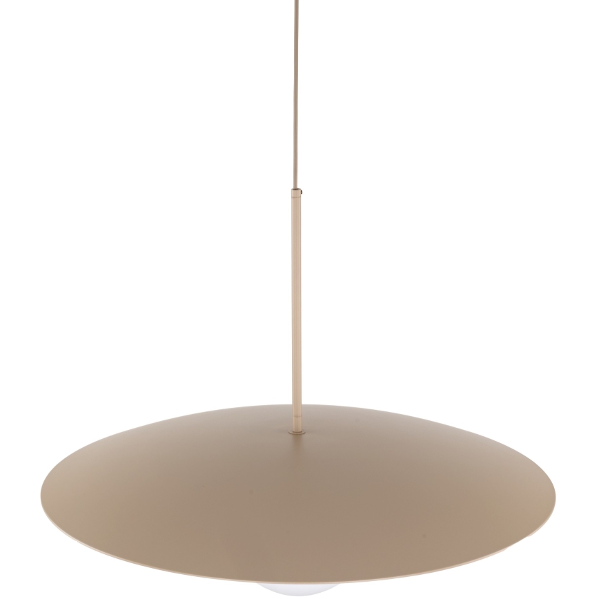 Lámpara colgante SLATE 1xE27/15W/230V diá. 65 cm beige
