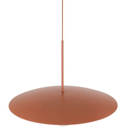Lámpara colgante SLATE 1xE27/15W/230V diá. 65 cm color ladrillo