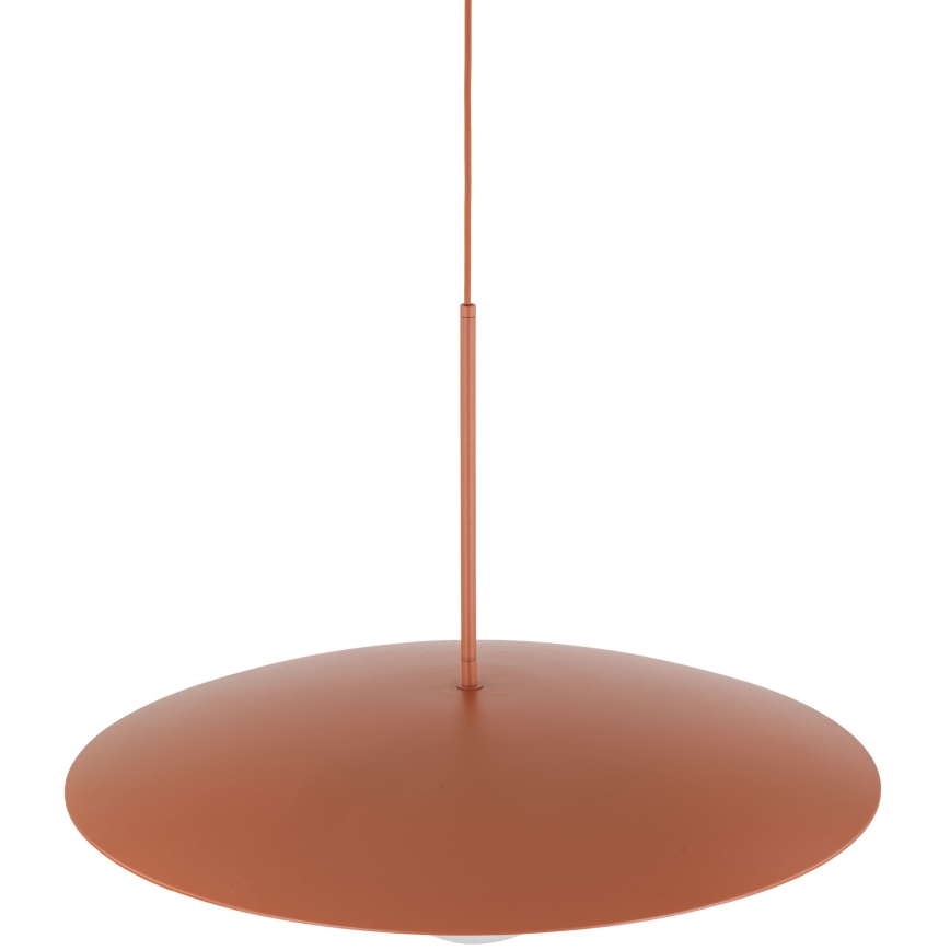 Lámpara colgante SLATE 1xE27/15W/230V diá. 65 cm color ladrillo