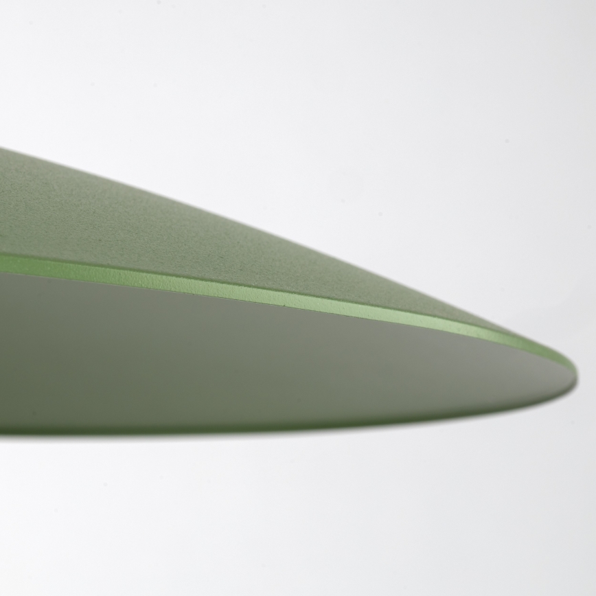 Lámpara colgante SLATE 1xE27/15W/230V diá. 65 cm Verde