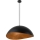 Lámpara colgante SOLARIS 1xE27/60W/230V diá. 89 cm negro/cobre