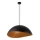 Lámpara colgante SOLARIS 1xE27/60W/230V diá. 89 cm negro/cobre