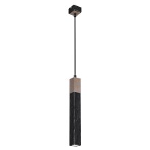 Lámpara colgante SOLO 1xGU10/MR11/40W/230V negro