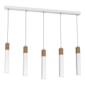 Lámpara colgante SOLO 5xGU10/MR11/40W/230V blanco