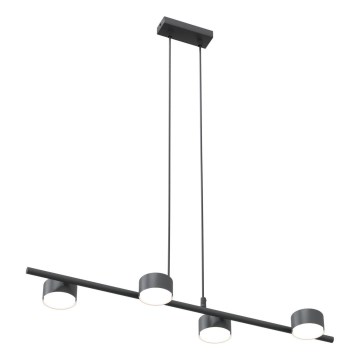 Lámpara colgante SORA 4xGX53/12W/230V negro