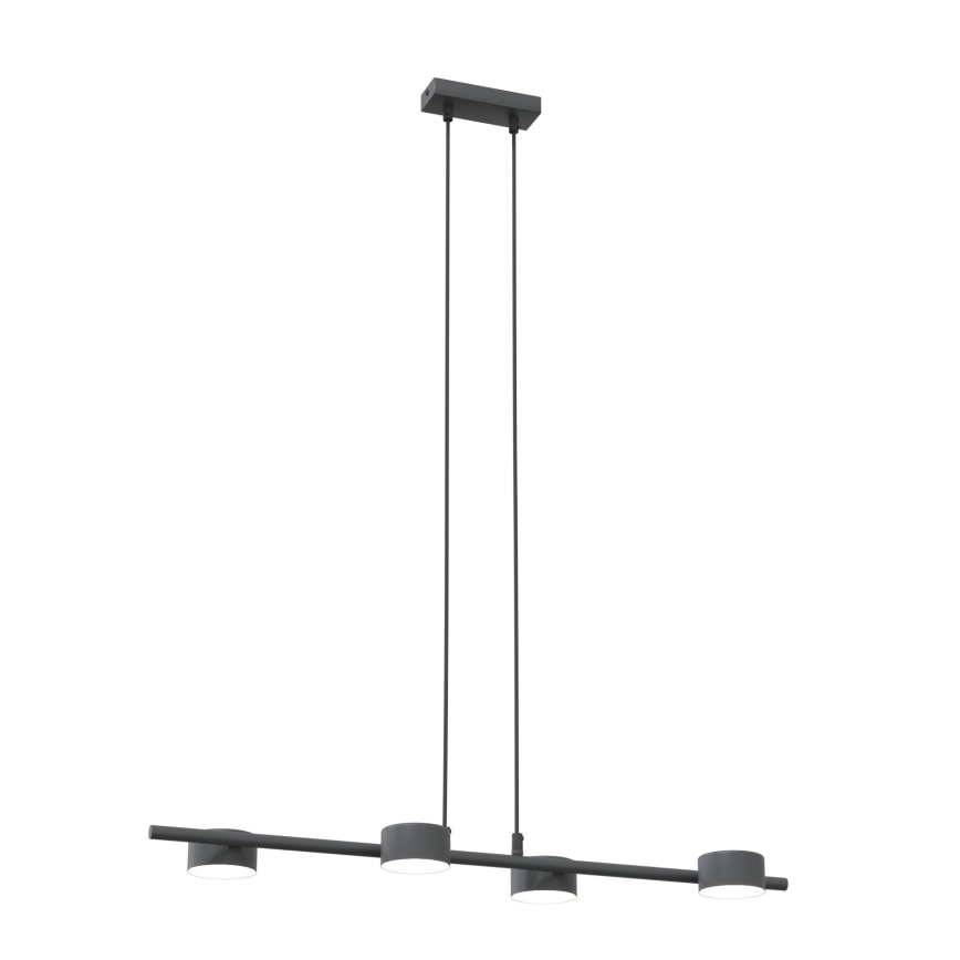Lámpara colgante SORA 4xGX53/12W/230V negro
