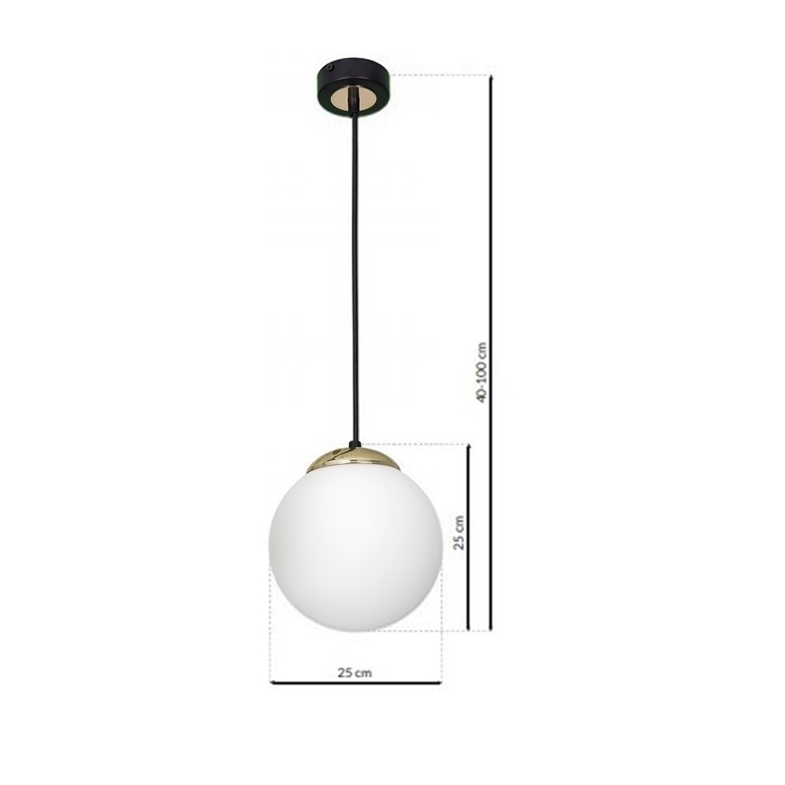 Lámpara Colgante SPARTA 1xE27/60W/230V