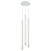 Lámpara colgante STALACTITE LASER 3xG9/3W/230V blanco