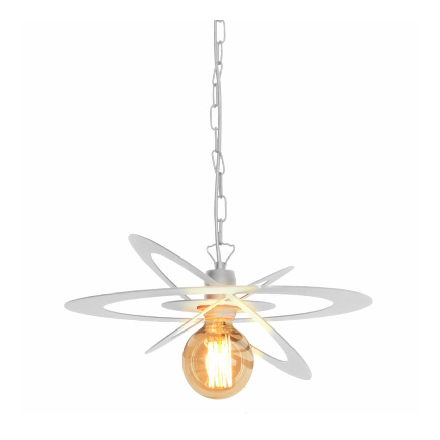 Lámpara colgante STAR 1xE27/15W/230V blanco