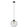 Lámpara colgante STARLIGHT 1xE27/15W/230V negro/stříbná