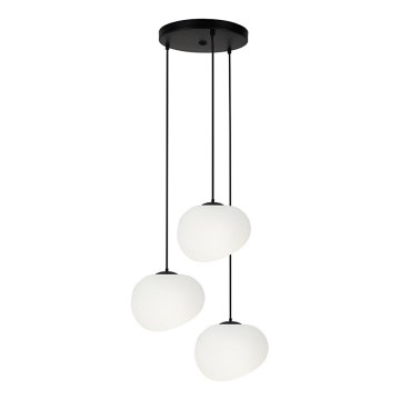 Lámpara colgante STONES 3xE27/40W/230V