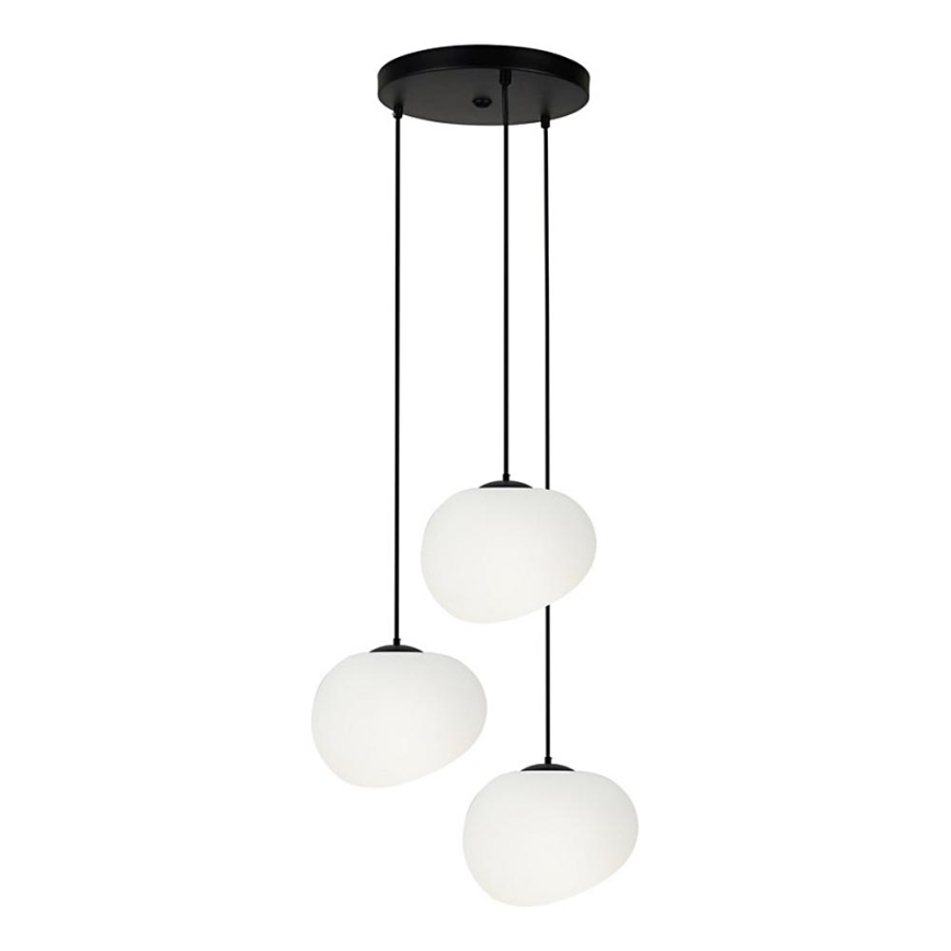 Lámpara colgante STONES 3xE27/40W/230V