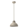 Lámpara colgante SVEN 1xE27/15W/230V beige