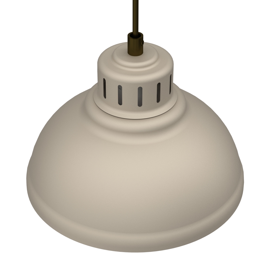Lámpara colgante SVEN 1xE27/15W/230V beige