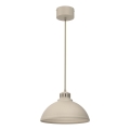 Lámpara colgante SVEN 1xE27/15W/230V beige
