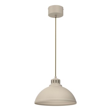 Lámpara colgante SVEN 1xE27/15W/230V beige