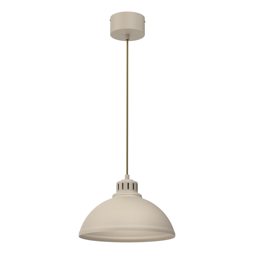 Lámpara colgante SVEN 1xE27/15W/230V beige