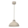 Lámpara colgante SVEN 1xE27/15W/230V beige