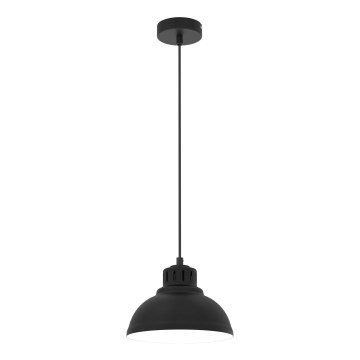 Lámpara colgante SVEN 1xE27/15W/230V negro