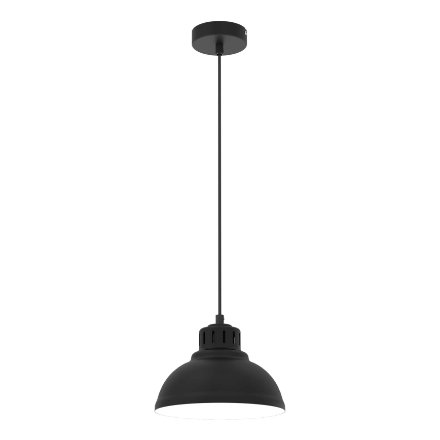 Lámpara colgante SVEN 1xE27/15W/230V negro