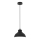 Lámpara colgante SVEN 1xE27/15W/230V negro