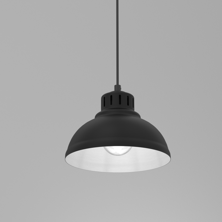 Lámpara colgante SVEN 1xE27/15W/230V negro