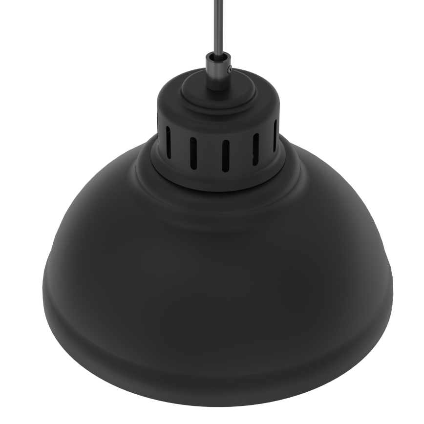 Lámpara colgante SVEN 1xE27/15W/230V negro