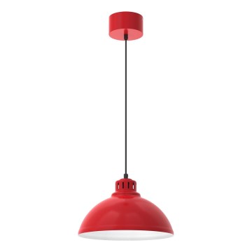 Lámpara colgante SVEN 1xE27/15W/230V rojo