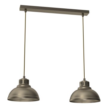 Lámpara colgante SVEN 2xE27/15W/230V latón