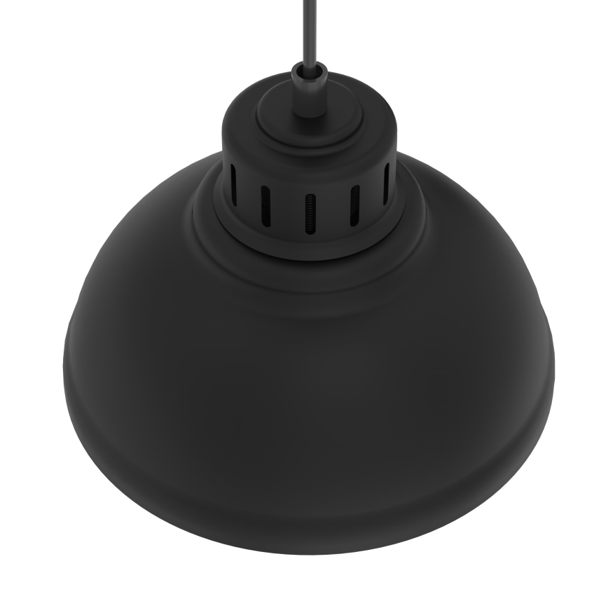 Lámpara colgante SVEN 2xE27/15W/230V negro