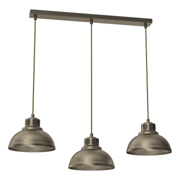 Lámpara colgante SVEN 3xE27/15W/230V latón
