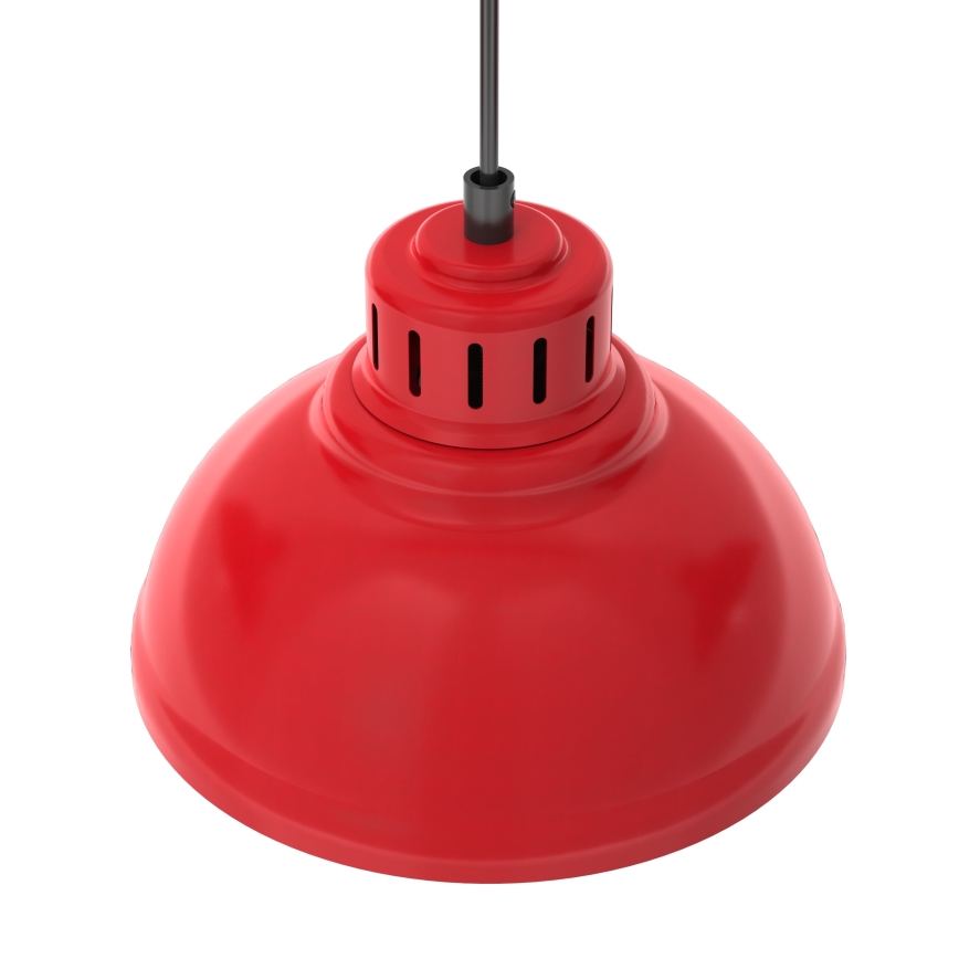 Lámpara colgante SVEN 3xE27/15W/230V rojo