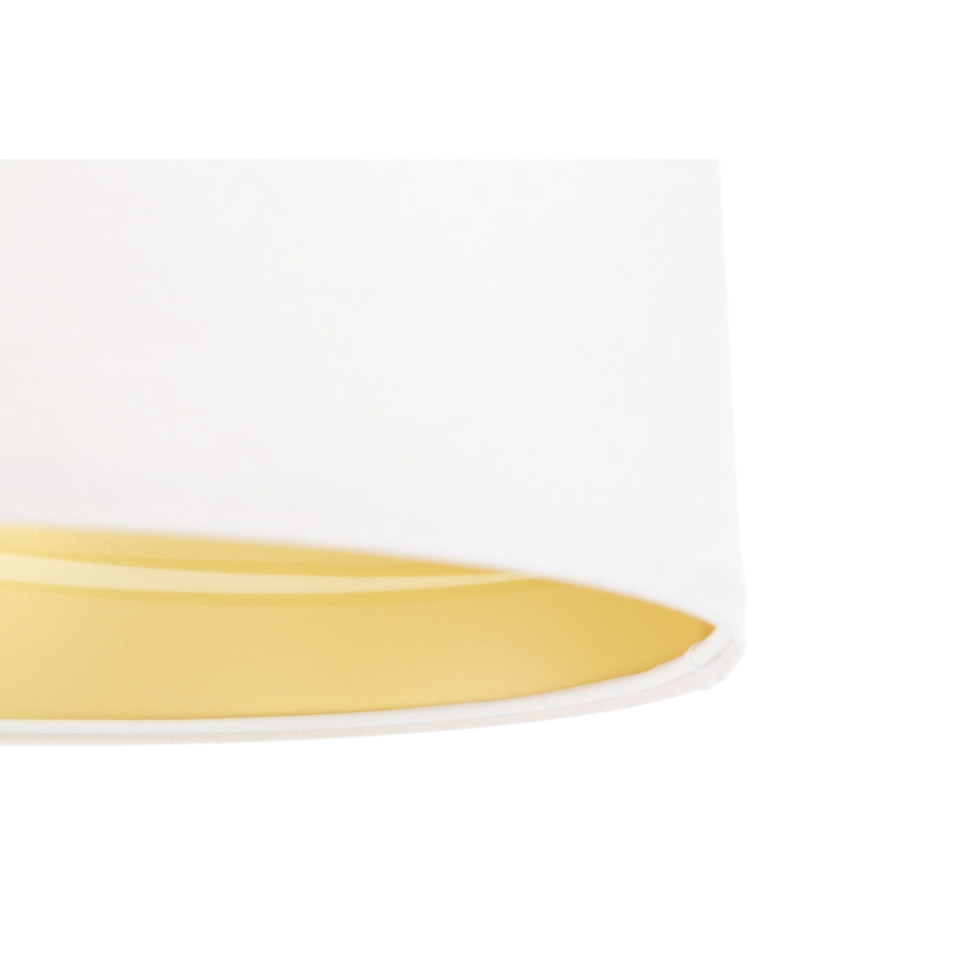 Lámpara colgante SWING 1xE27/60W/230V blanco/dorado