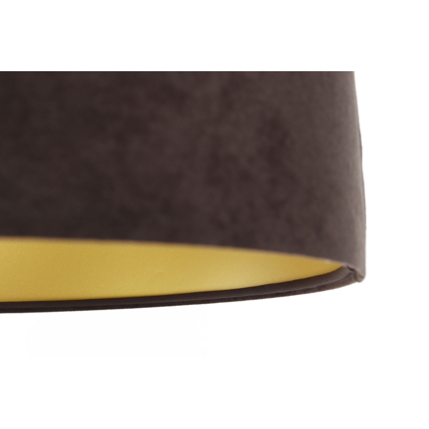 Lámpara colgante SWING 1xE27/60W/230V marrón/beige/dorado