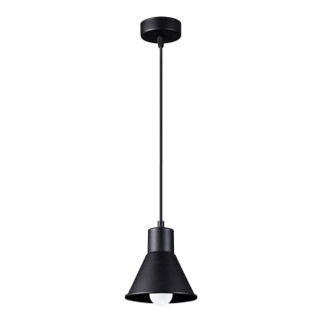 Lámpara colgante TALEJA 1xE27/60W/230V negro