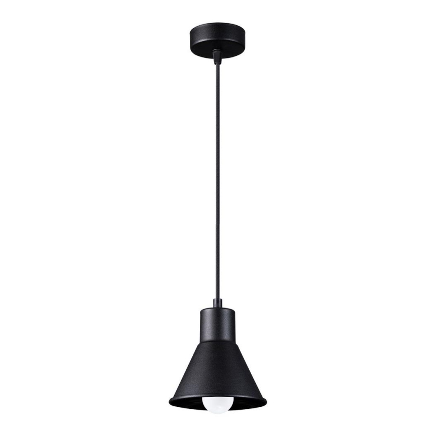 Lámpara colgante TALEJA 1xE27/60W/230V negro