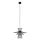 Lámpara colgante TAREK 1xE27/40W/230V negro