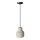 Lámpara colgante TERRAZZO 1xE27/60W/230V diá. 12 cm color crema